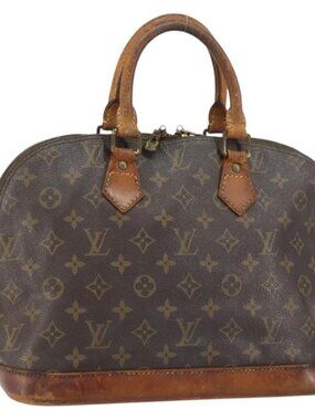 LOUIS VUITTON Monogram Alma Hand Bag M51130 LV Auth bs31786